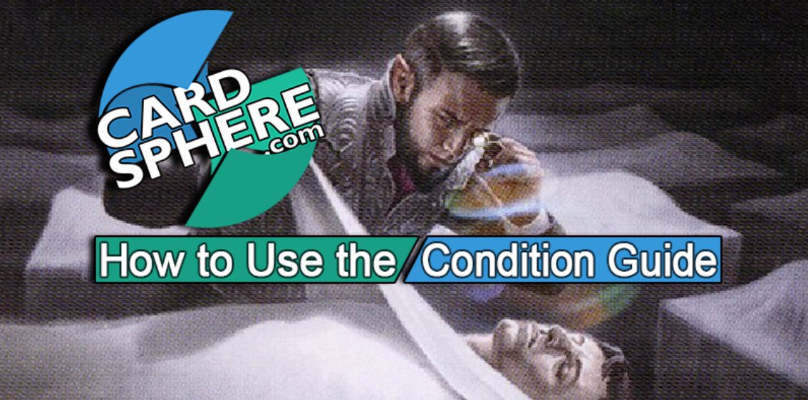 realCardsphere's tweet photo. We've added a new article - Card Condition Guide!

Check out the comments below to view the article itself.

A big thank you to John Sherwood for writing this article! https://t.co/sxNo8fY91f