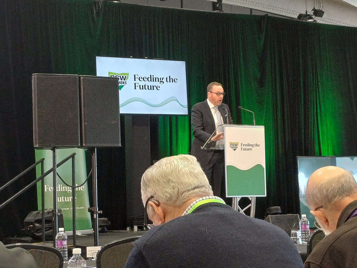 <a href="/MurrayWatt/">Senator Murray Watt</a> And a bit of a Churchillian Battle of Britain presenation from Association Partner <a href="/CropLifeOZ/">CropLife Australia</a> Mathew Crossey