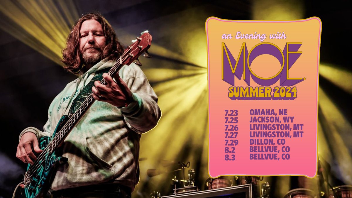 Back at it tomorrow. 🎟️👉 moe.org/tour