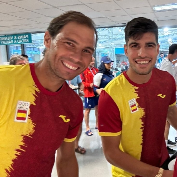 De verdad macho, ¿qué probabilidades hay de que una leyenda del tenis juegue dobles en los JJOO junto al jugador llamado a sucederle en el reinado? 

Vamos a disfrutarlo al máximo porque lo que vamos a ver es jodidamente histórico.