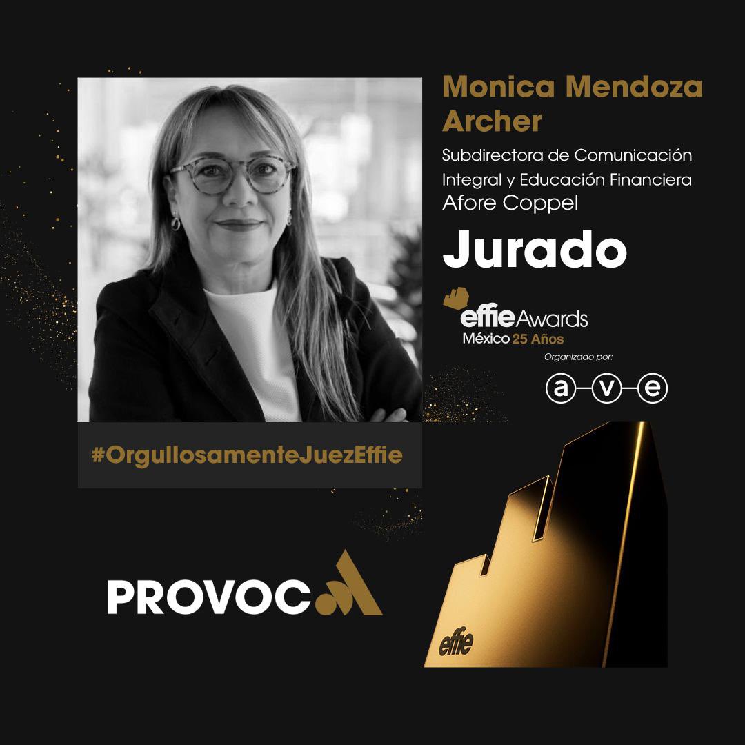monaarcher's tweet photo. Muy honrada de haber sido invitada nuevamente por @EffieMexico como juez en los Effie Awards 2024, el mayor referente de efectividad en la industria del marketing y la publicidad. #OrgullosamenteJuezEffie 👊 https://t.co/ZwwETCnDqB