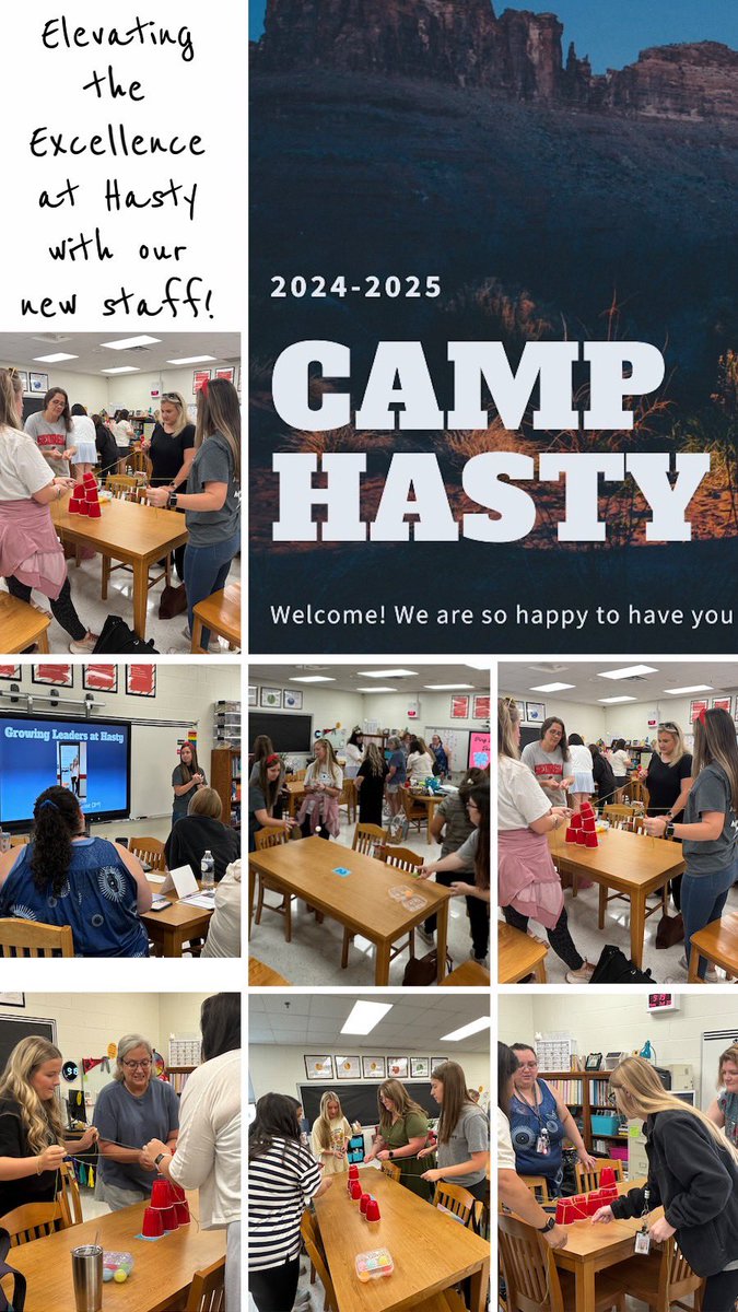 Kelli Nastasi (@nastasinews) on Twitter photo Camp Hasty is our annual event to bring new staff members into the building and give them a brief introduction to Hasty and CCSD. We are excited to continue our Journey to Elevate Excellence! #LearningIsAJourney <a href="/mgrant_2000/">Michelle Grant</a> <a href="/MRegan0123/">Dr. Rosario-Regan</a> <a href="/Beth_Coryell/">Beth Coryell</a> <a href="/JanetMarotte777/">Janet Marotte</a> Camp Hasty is our annual event to bring new staff members into the building and give them a brief introduction to Hasty and CCSD. We are excited to continue our Journey to Elevate Excellence! #LearningIsAJourney <a href="/mgrant_2000/">Michelle Grant</a> <a href="/MRegan0123/">Dr. Rosario-Regan</a> <a href="/Beth_Coryell/">Beth Coryell</a> <a href="/JanetMarotte777/">Janet Marotte</a>
