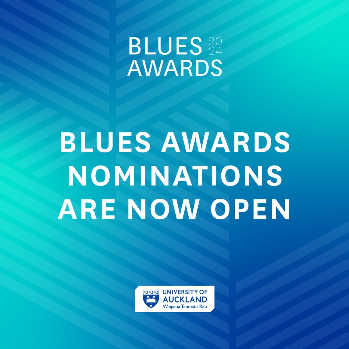 Nominations for the 2024 Blues Awards are now open! If you've excelled in the arts or sports or made a valuable contribution as a leader or innovator, you may be eligible to win! Entries close Wednesday 31 July. auckland.ac.nz/en/students/aw…