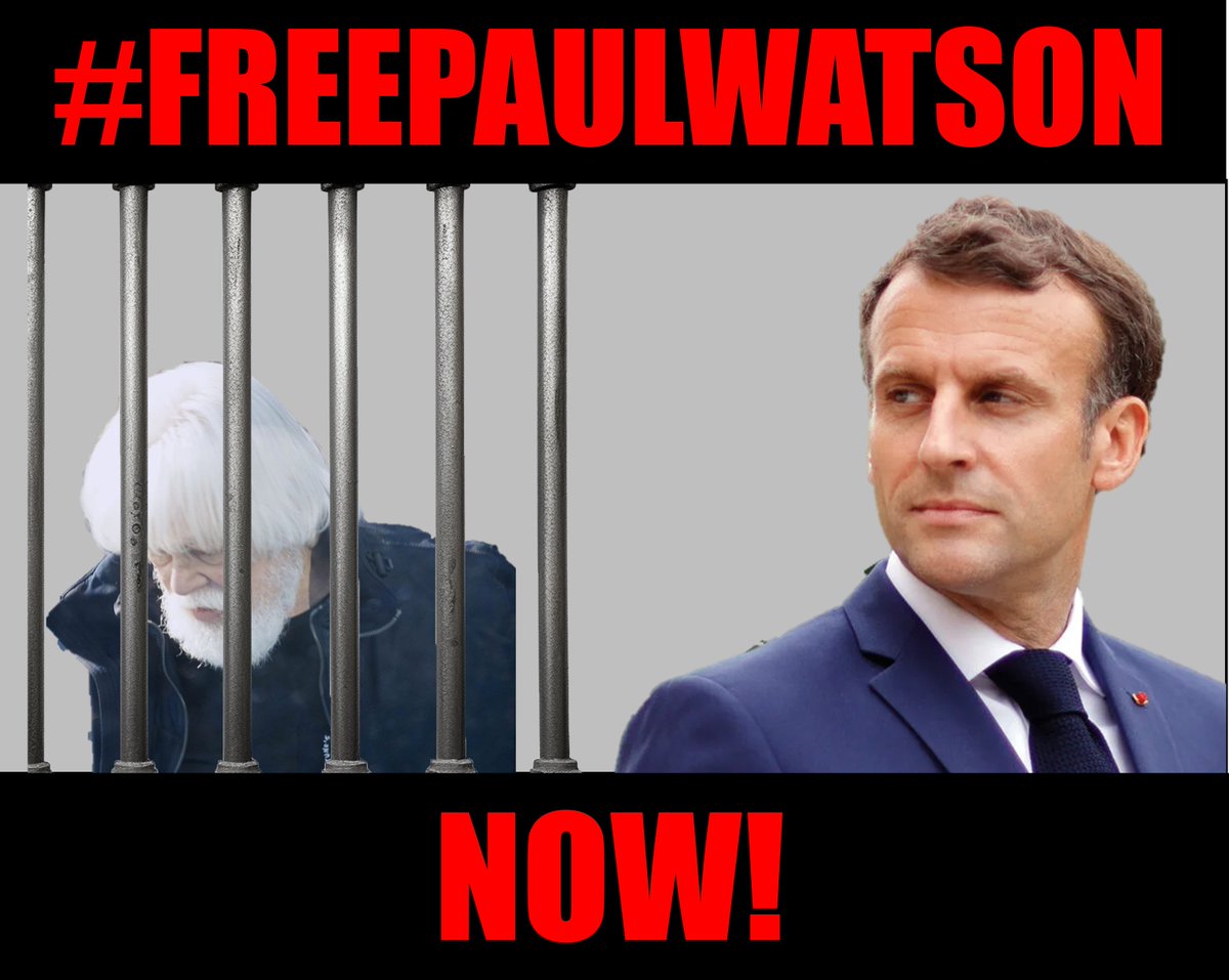 The extradition of Paul Watson to Japan would be a death sentence. Aged 73 , the father of three children, is said to be languishing in prison. <a href="/EmmanuelMacron/">Emmanuel Macron</a> PLEASE intervene URGENTLY on humanitarian grounds #FreePaulWatson