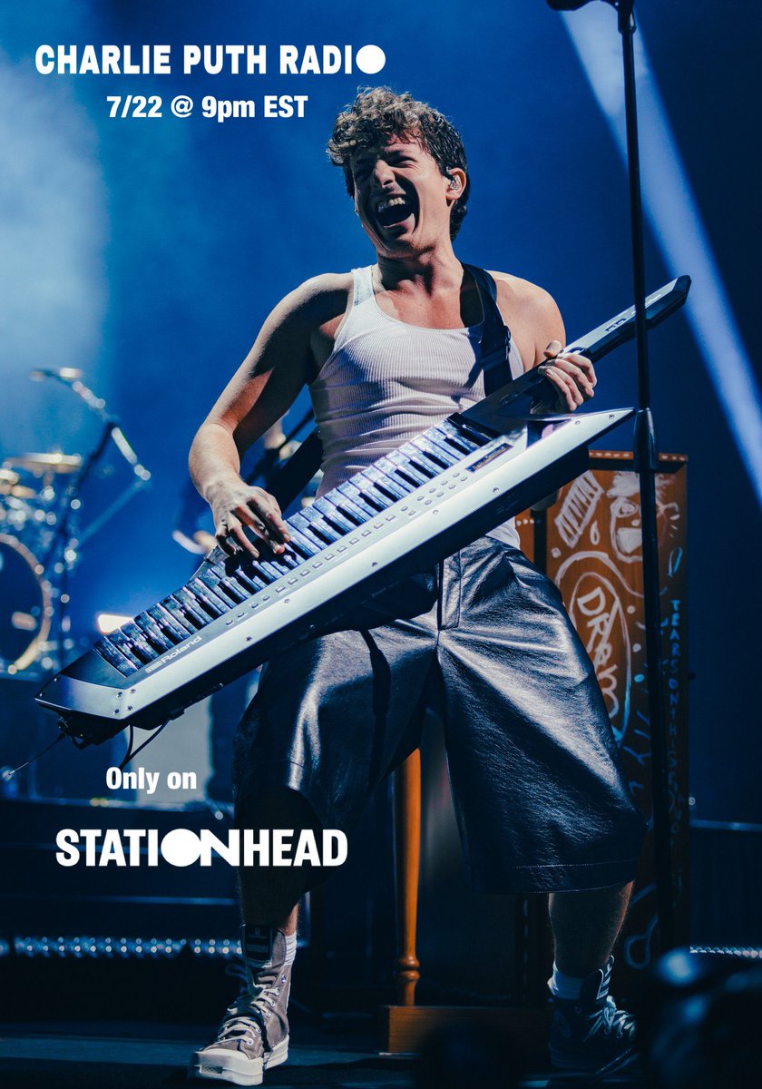 Show Alert 🚨 tonight at 9pm EST the CharliePuthRadio @stationhead channel will be live streaming your favorite <a href="/charlieputh/">Charlie Puth</a> songs! Come stream with other fans as we make our way to 500k! See you there! 

Stationhead.com/CharliePuthRad…