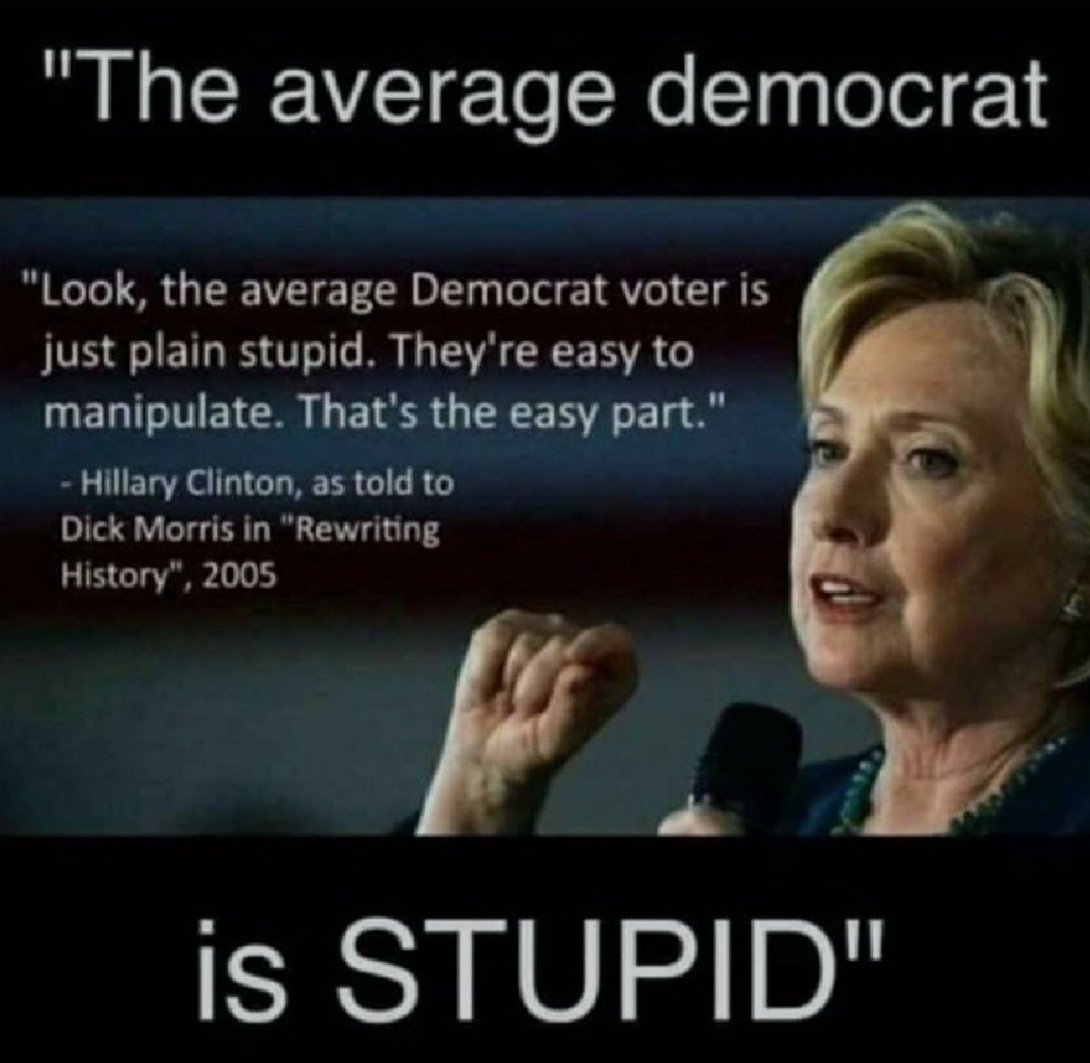 ResoluteTweeter's tweet image. Not surprising she said this right? Crazy town!