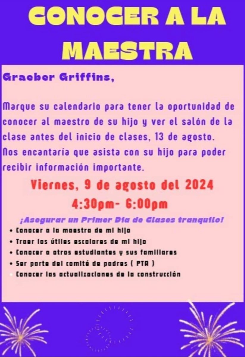 Graebner, Where the Magic Begins✨✨
Save the date: August 9, 2024 from 4:30pm-6:00pm