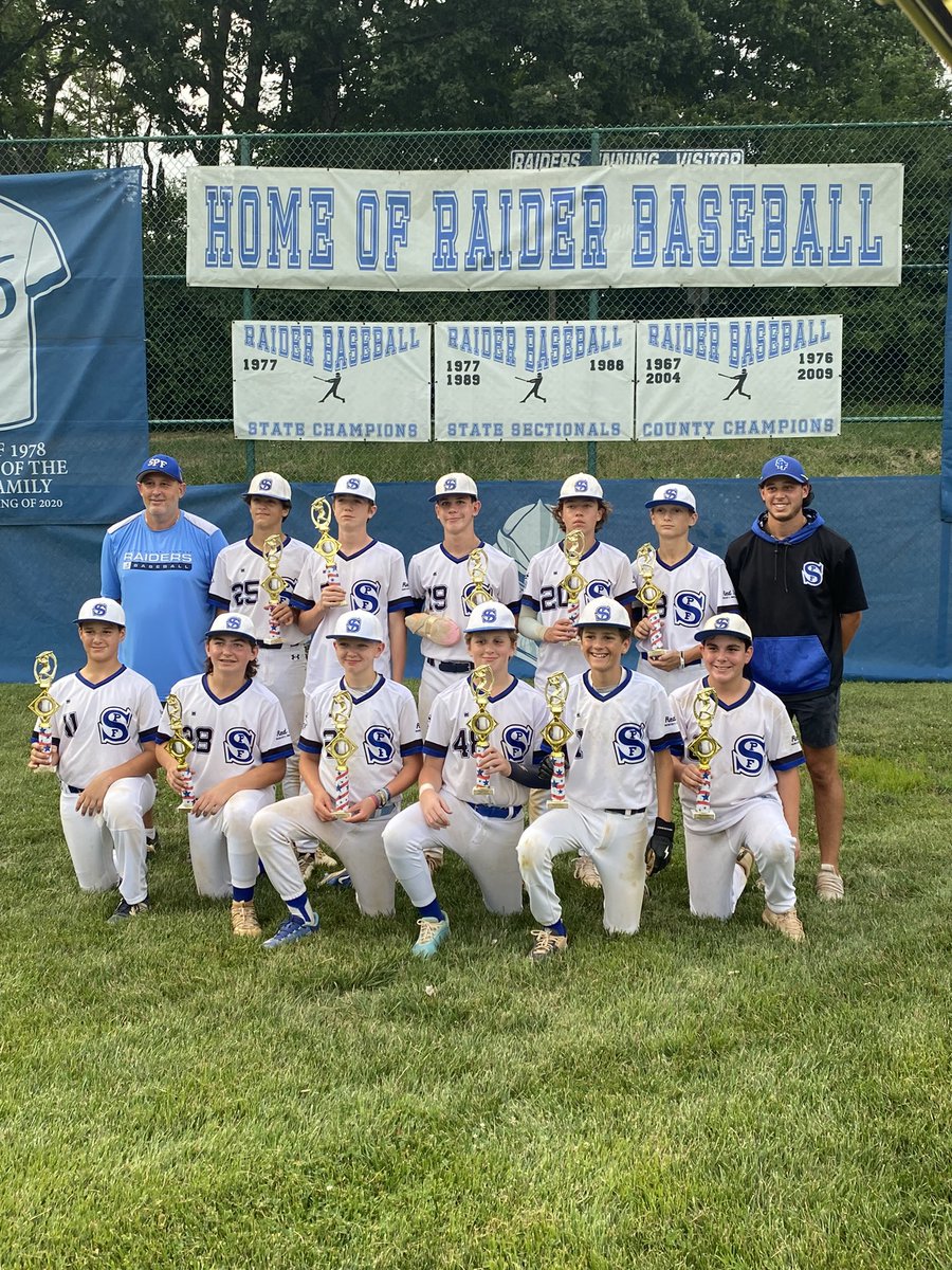 Congrats to our 13U Raiders for winning their Summer League Championship. 

The squad went an undefeated 10-0 this season. 

Congrats on an amazing year boys. 💙👏🏼