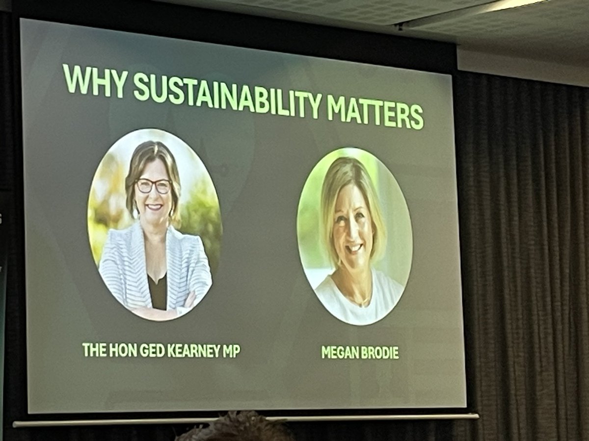 Valuable discussions at SHAPING THE FUTURE OF ENVIRONMENTAL SUSTAINABILITY &amp; HEALTHCARE ACCESS conference. 5-7% of AUS emissions come from pharma. Time for change &amp; Tony Keogh (GSK) said ‘there is no plan B’. Ged Kearney share a little re  ‘Health in All’, can’t wait to hear more