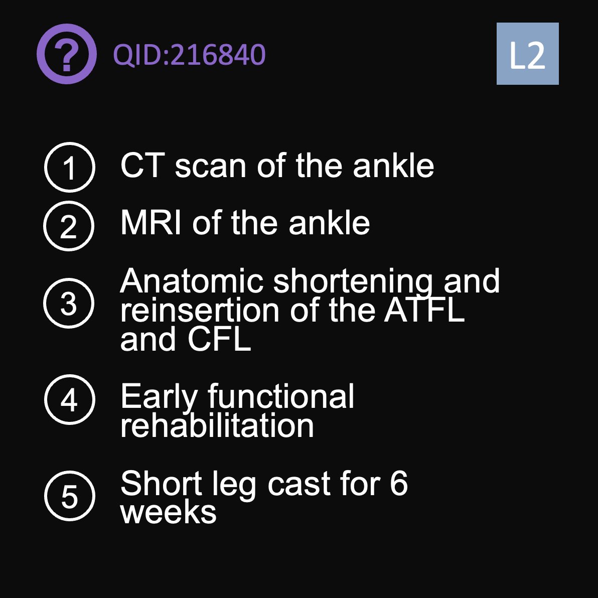 Can you answer this daily question from our Free QBank correctly? 

QID: 216840
Comment your answer below, then check to see if you got it correct by clicking the link below to see the answer &amp; explanation.
bit.ly/41SRbM8
#orthotwitter #MedTwitter