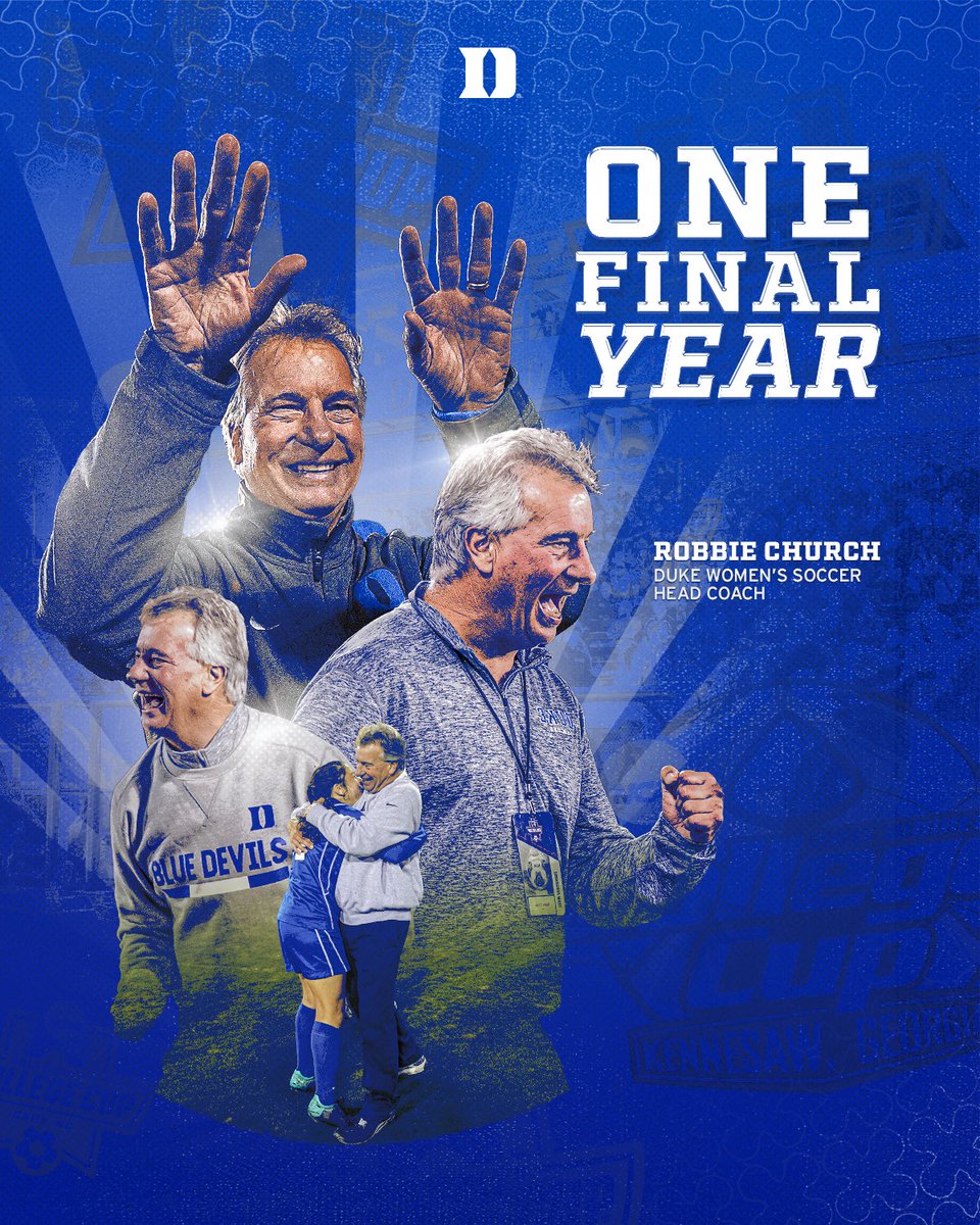 DukeWSOC's tweet image. Throughout his career, Robbie Church has been more than a coach; he has been a mentor, an inspiration, and a pure champion. 
 
Here’s to one final year of a legacy of excellence. Cheers to you, Coach!

📰 goduke.us/3zMZmjW