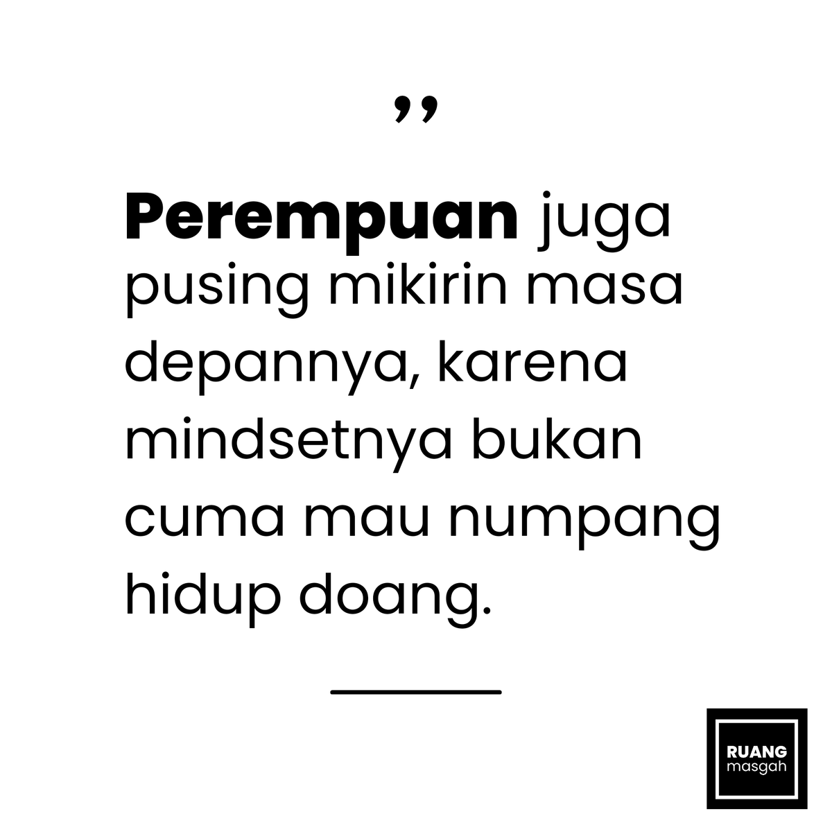 masgah_'s tweet photo. Perempuan juga pusing mikirin masa depannya https://t.co/2XohaWdYiT