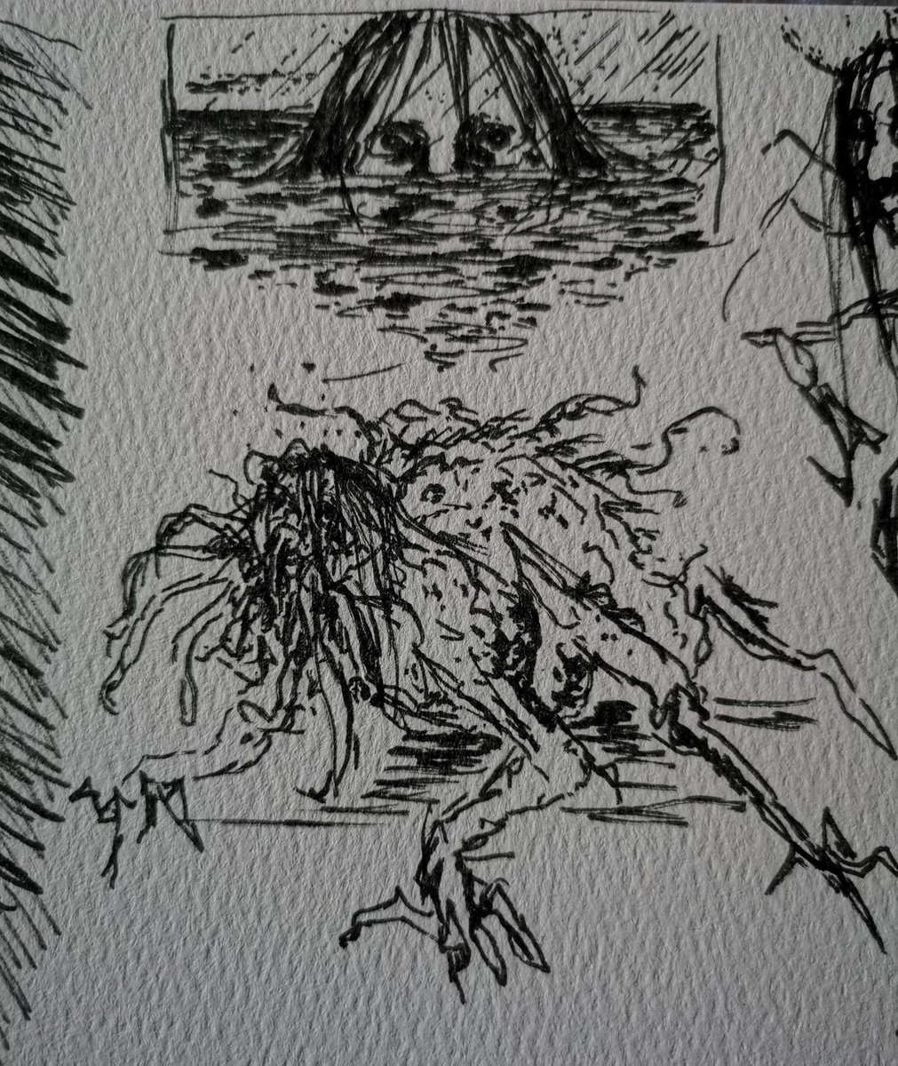 ChibiRaiden1's tweet photo. Horror ink sketches. I'm finally getting back into it. #horrorart #bodyhorror #monster #inksketch https://t.co/SJhisq0YWL