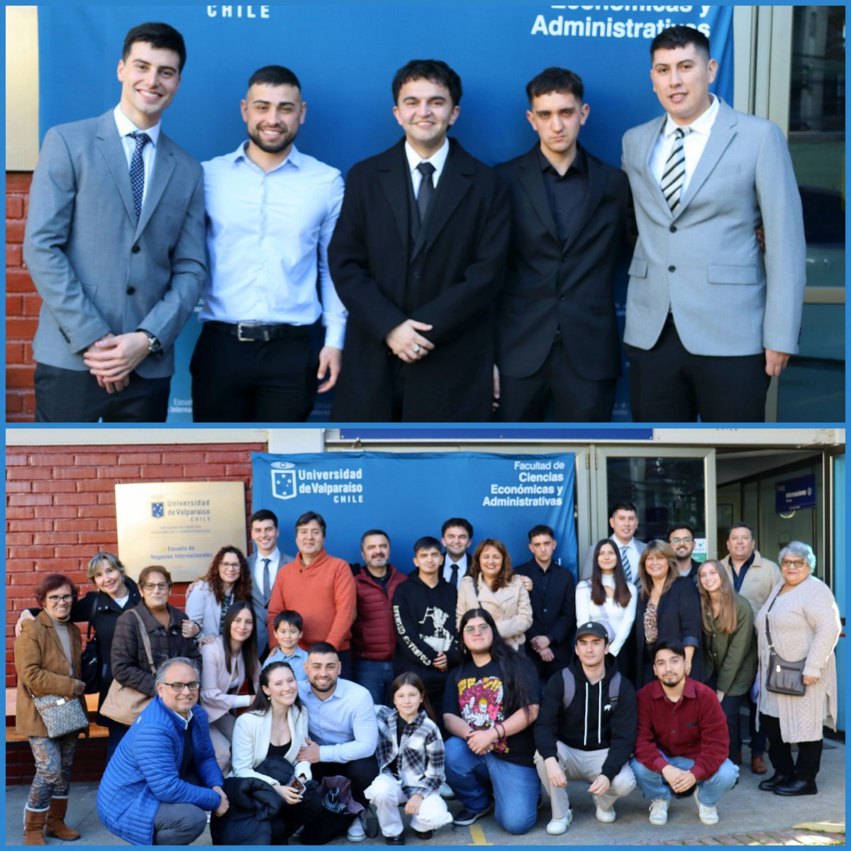 Queremos felicitar a los Ingenieros en Negocios Internacionales, Joaquín González, Cristóbal Mendoza, Claudio Morales, Joaquín Morel y Diego Reyes, quienes aprobaron Seminario de Título.

<a href="/FACEAUV/">FACEA UV</a> <a href="/uvalpochile/">Universidad de Valparaíso</a>

#titulados #aprobados #negociosinternacionales #seminario