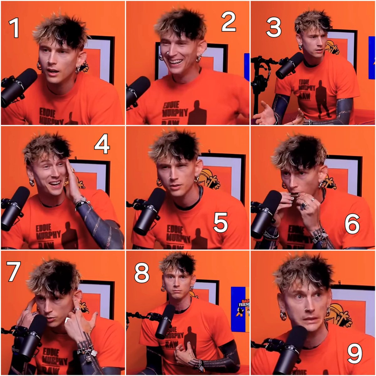 MGK__Lyrics's tweet photo. Which mgk are you today? @badfriends_pod edition https://t.co/F1Q4zUgoEq