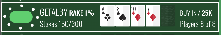 BitcoinLNPoker's tweet photo. All go on the @getAlby table. #lightning https://t.co/ACakNAHh3P