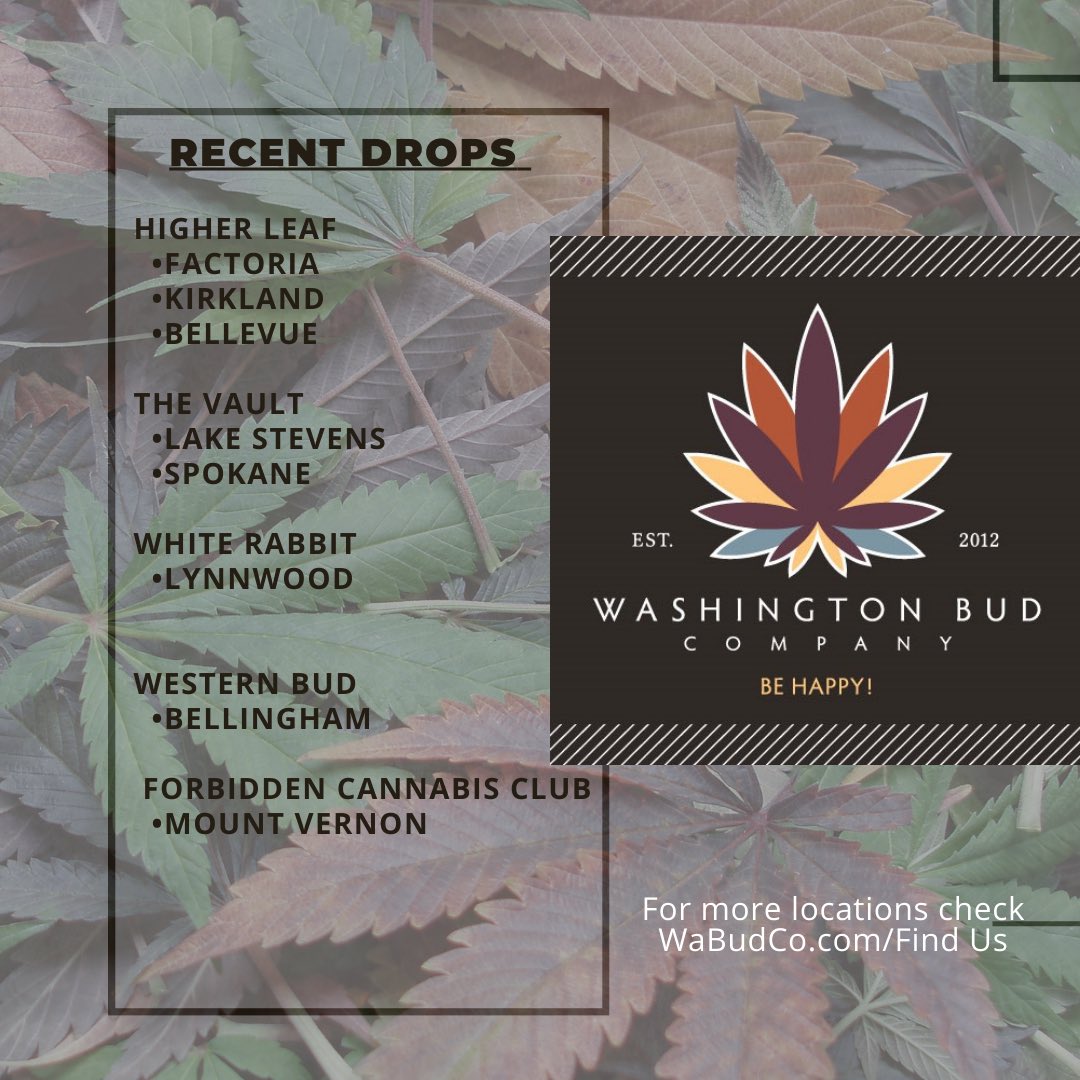 Fresh Drops 💚

#BeHappy #Canna4Climate #CannabisAlliance #NWLeaf #TheStranger