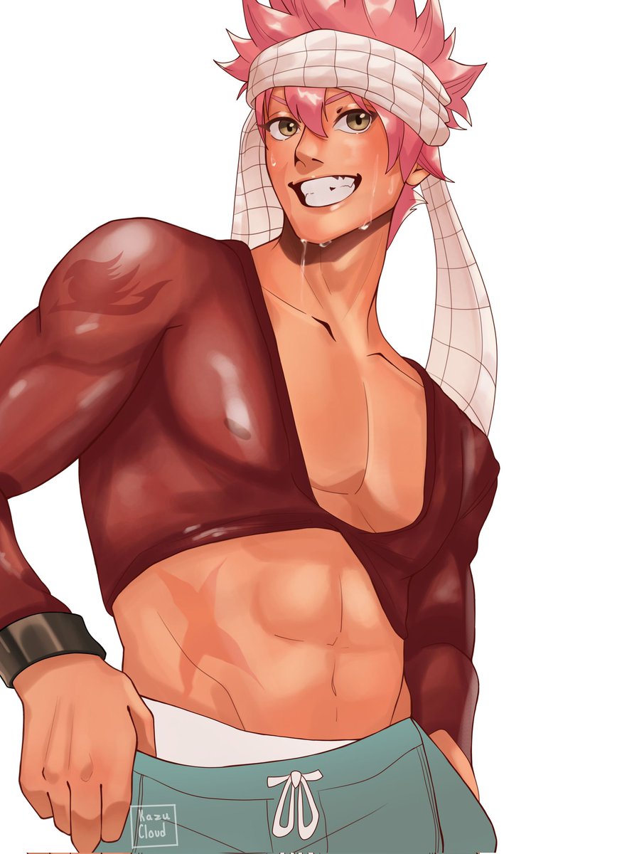 Natsu Dragneel in this pose got me feeling some type of way😭 #FAIRYTAIL #natsudragneel