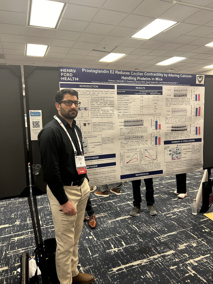 Tim Bryson, PhD (@timdbryson) on Twitter photo Great first day of #BCVS24 for the Harding lab, with a poster presentation by Shaheen Bhat. <a href="/HFHypertension/">Henry Ford Hypertension and Vascular Research</a> <a href="/GradPhysiology/">WSU-Physiology</a> Great first day of #BCVS24 for the Harding lab, with a poster presentation by Shaheen Bhat. <a href="/HFHypertension/">Henry Ford Hypertension and Vascular Research</a> <a href="/GradPhysiology/">WSU-Physiology</a>