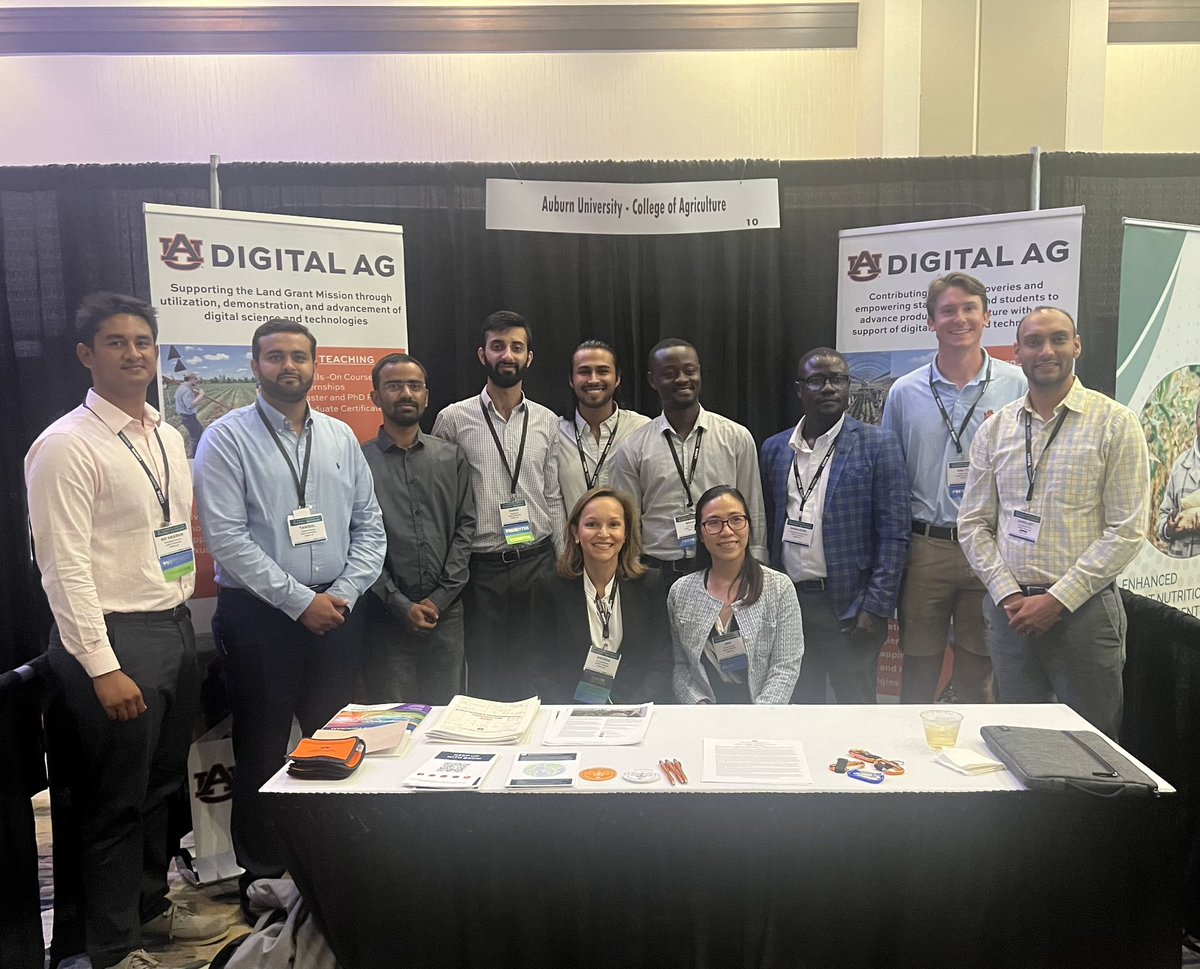 Simer Virk (@precagengineer) on Twitter photo Members of the AU #DigitalAg team attending the International Conf. on Precision Ag this week. Faculty & students representing <a href="/AuburnAg/">Auburn Agriculture</a> & presenting various projects utilizing #digitaltechnologies #datascience for improving crop management and productivity!! <a href="/AuburnCSES/">CSES Auburn University</a> <a href="/bsen_au/">Biosystems Engineering at Auburn University</a> Members of the AU #DigitalAg team attending the International Conf. on Precision Ag this week. Faculty & students representing <a href="/AuburnAg/">Auburn Agriculture</a> & presenting various projects utilizing #digitaltechnologies #datascience for improving crop management and productivity!! <a href="/AuburnCSES/">CSES Auburn University</a> <a href="/bsen_au/">Biosystems Engineering at Auburn University</a>