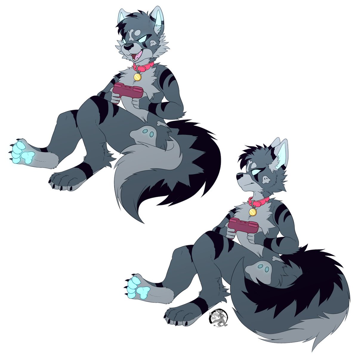 Spooker Telegram Stickers - For WolfyALIty

More can be found on my website at runtyink.com

#furry #furryart #art #commission #illustration #wolf