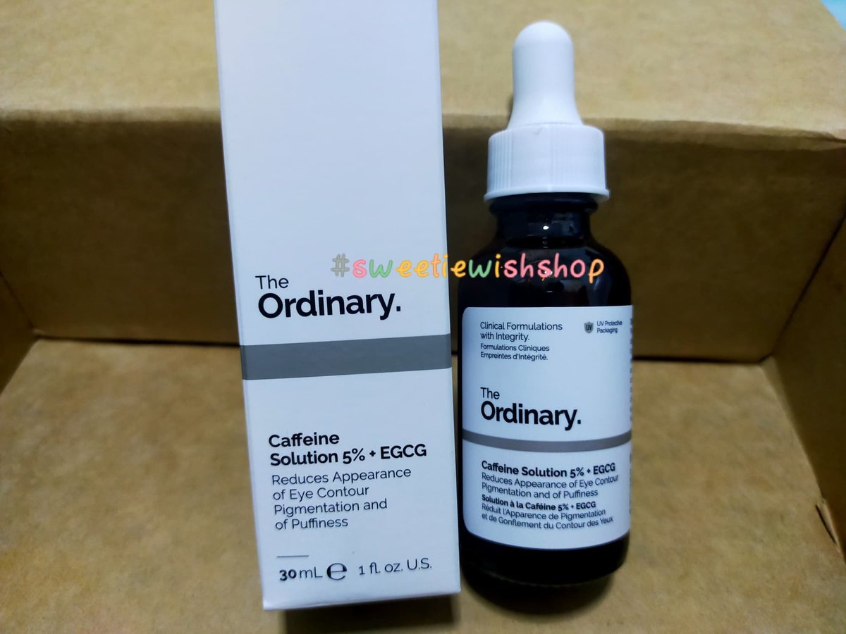 rosylyn4's tweet photo. พร้อมส่ง #TheOrdinary Caffeine Solution 5% + EGCG 320 บาท 
• คาเฟอีน + สารสกัดใบชาเขียว ช่วยลดรอยคล้ำใต้ตา + ลดความบวมรอบตา

#พร้อมส่ง #พื้นที่ขายของ #ของมันต้องมี #ไว้ขายของห้ามรีวิวโว้ยย #howtoperfect https://t.co/VV41UINV5Z