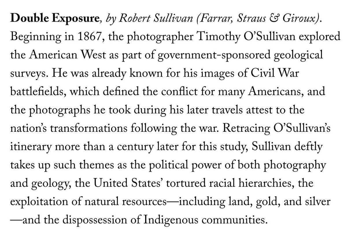 Many thanks to the <a href="/NewYorker/">The New Yorker</a> for noting my new book, Double Exposure, out from <a href="/fsgbooks/">Farrar,Straus&Giroux</a> :
