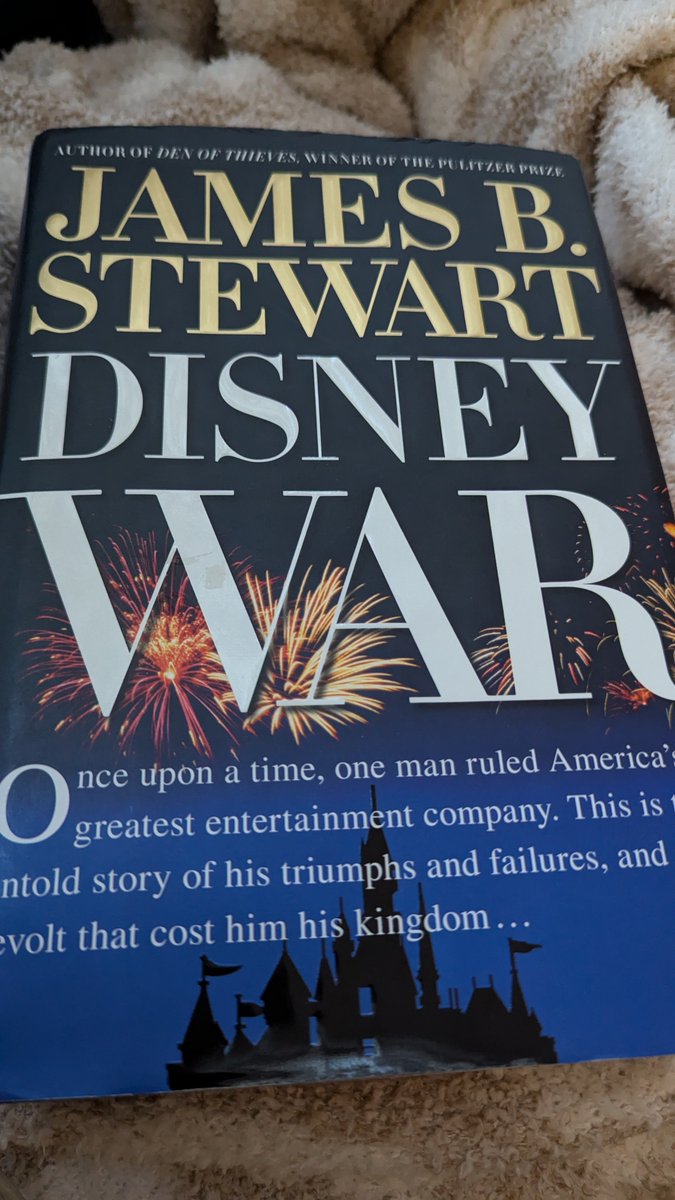 Our Discussion of Disney 
War starts in 15 minutes (9pm EST)! 

As a reminder we will be discussing section 1, through page 187. 

#WEDReads