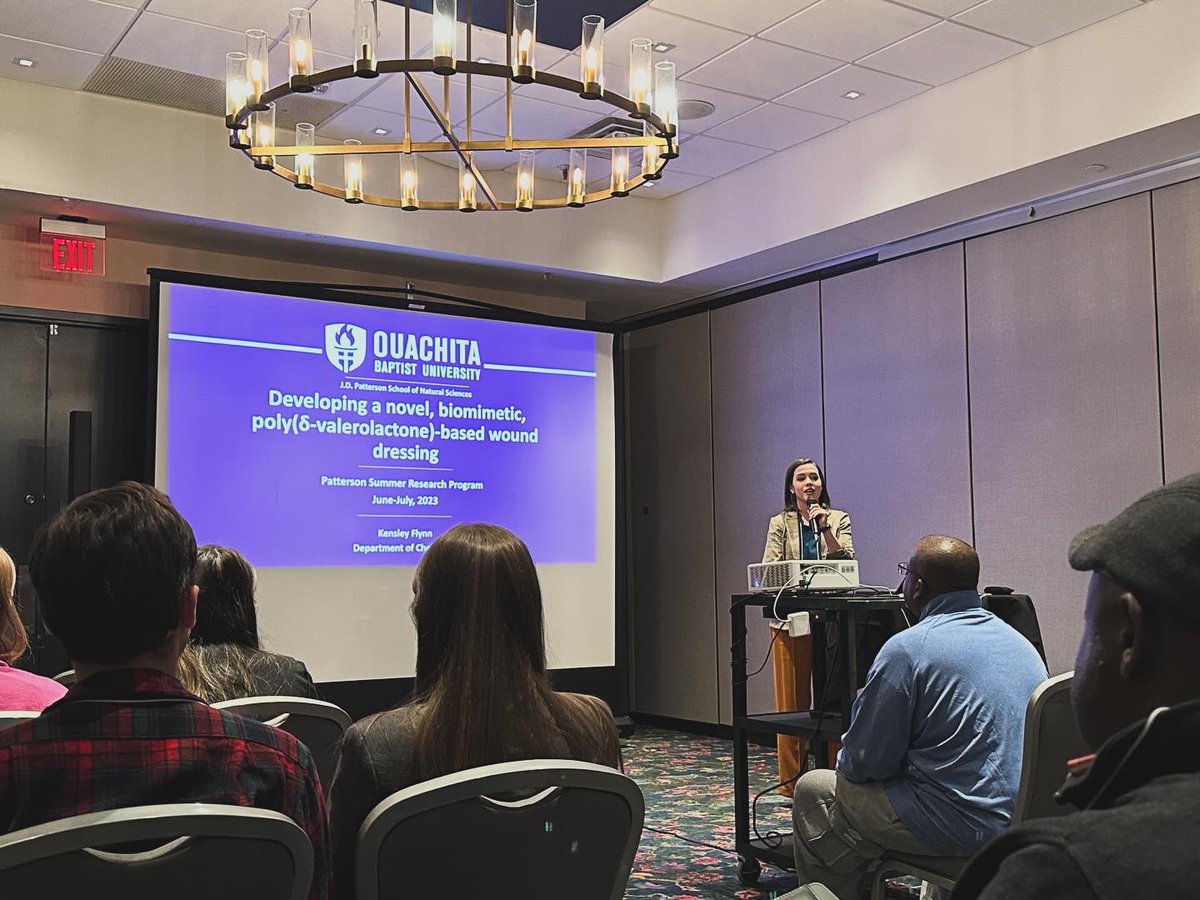 HamiltonPolyLab's tweet image. Last fall Kensley and Charlie presented their research at the AR INBRE meeting in Fayetteville. This was just the start of our 2023-2024 conference circuit!