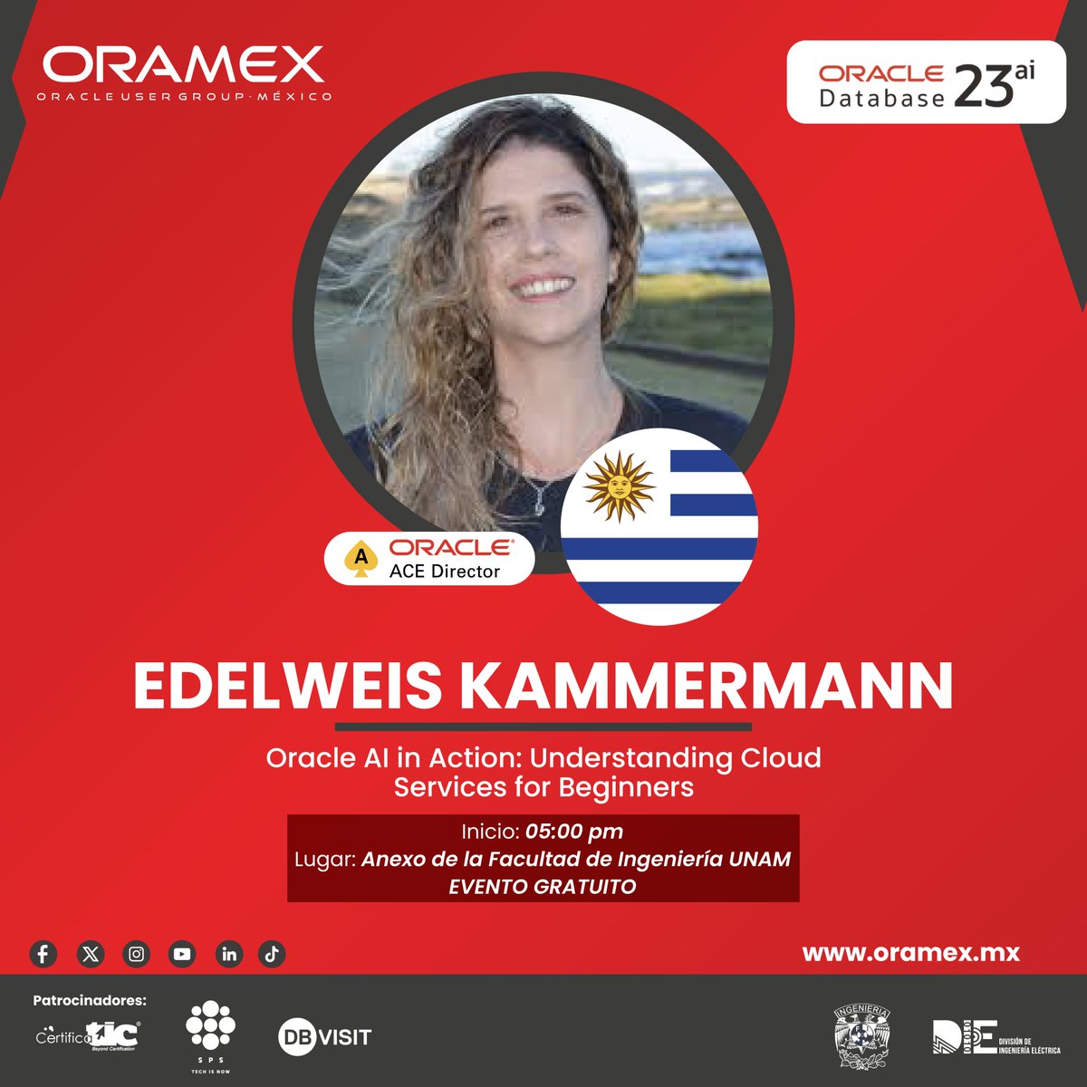 oramexico's tweet image. GRAN EVENTO 𝗟𝗔𝗢𝗨𝗖 𝗖𝗼𝗺𝗺𝘂𝗻𝗶𝘁𝘆 𝗧𝗼𝘂𝗿 𝟮𝟬𝟮𝟰 🎟️ bit.ly/ORAMEX2024Anex…
🌐 Más información: oramex.mx
#LAOUCTour2024 #Oracle23c #OracleAI #VectorSearch #RodrigoJorge #EdelweisKammermann #AdrianCastilloMendoza #EventoGratuito #TechInnovation #UNAM