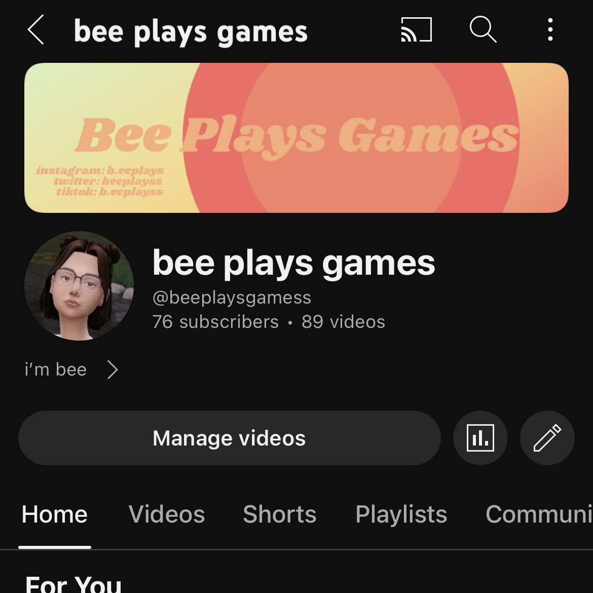 beeplayss's tweet photo. i wanted a screenshot of 75, but somebody else subscribed before i saw it 😞 anyways yay!!!! https://t.co/xQivEzVwlx