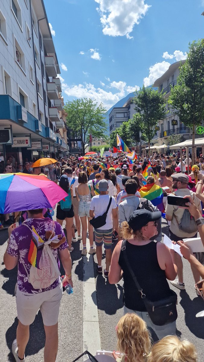 RodolpheMichael's tweet image. Petit retour sur la Pride de Martigny - 20.07.2024 !

Slogan : Soi-même partout !

#soimêmepartout #mypride