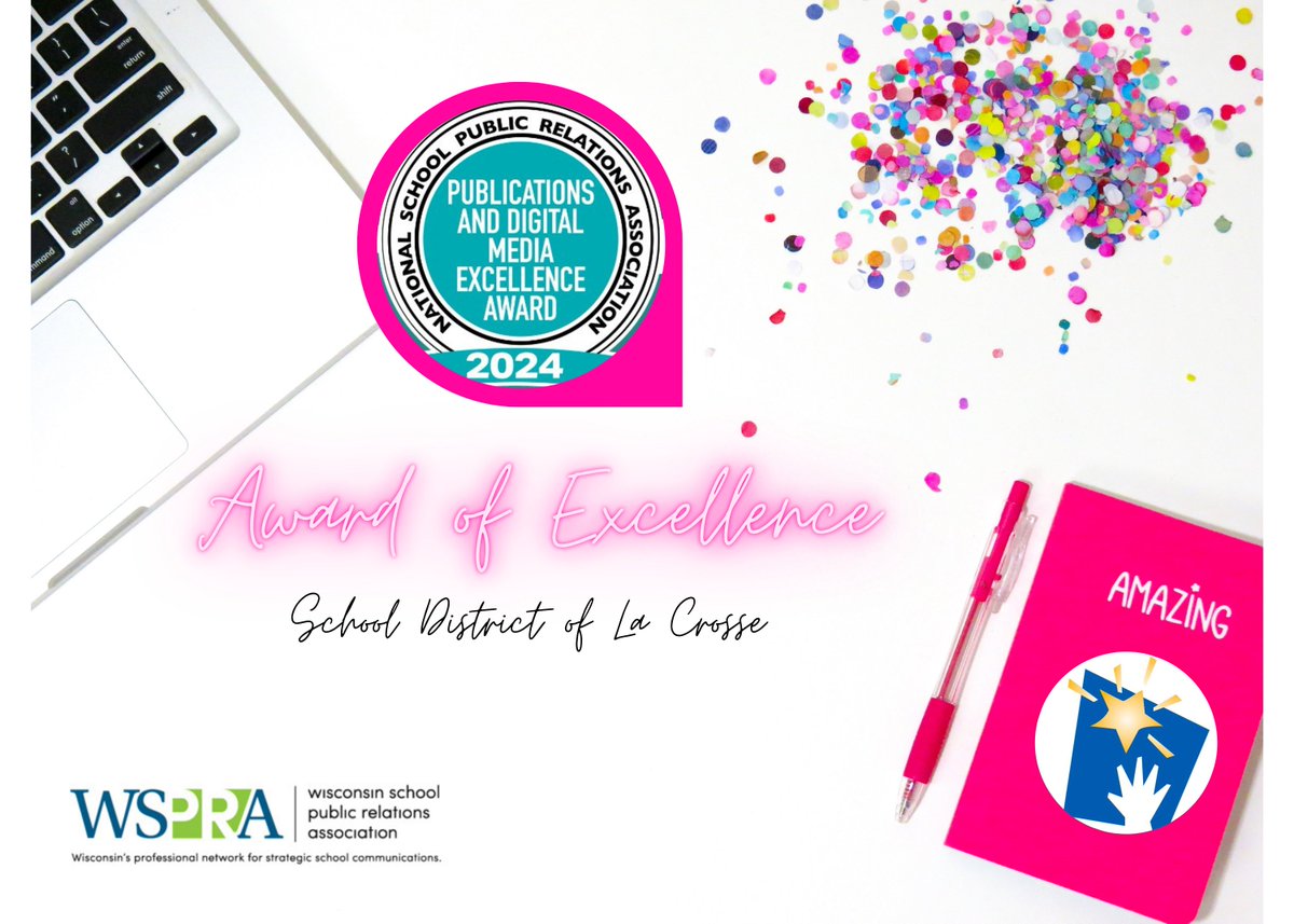 We are spotlighting our <a href="/NSPRA/">NSPRA</a> #schoolpr Award Winners! Today's Award of Excellence honoree is <a href="/Lacrosseschools/">La Crosse Schools</a> for Video Series Produced In-House “Pathway Journeys” submitted by Nick Marcou! Link: youtu.be/vkESxccVVTU?si…