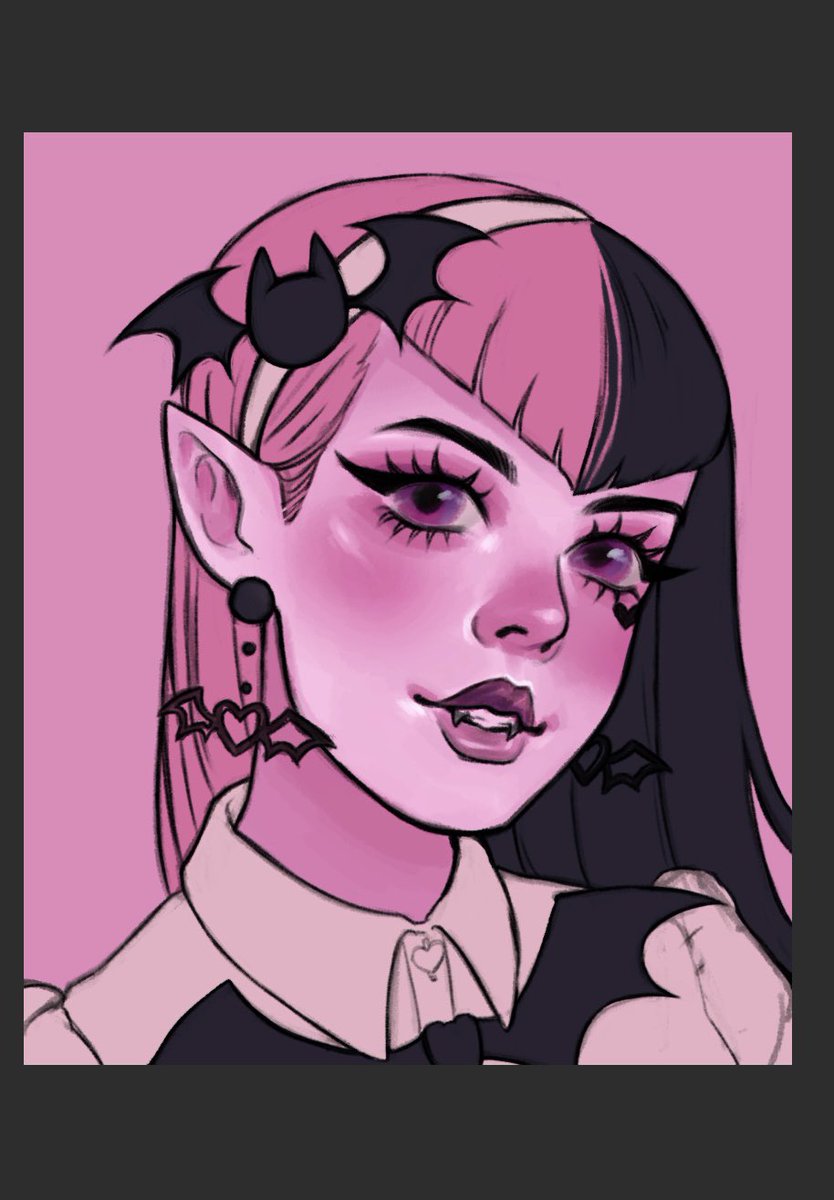 erm hi 🖤 draculaura wip …
i kinda wanna draw all the monster high girlies