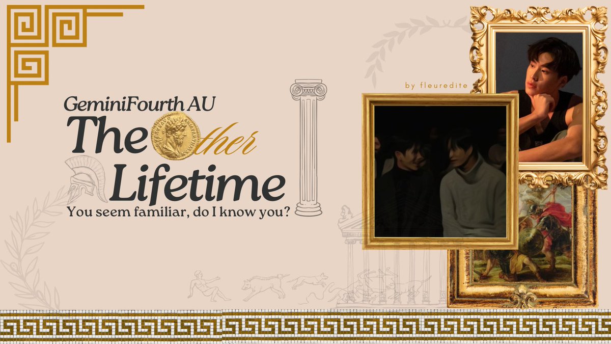 fleuredite's tweet photo. a #GeminiFourth au!

—The Other Lifetime

Naafi suka museum. Dia suka berada di dalamnya, merasakan a sense of peace ketika ia mulai memperhatikan setiap artefak dan lukisan yang disuguhkan. 

Namun tiga lukisan itu... tampak berbeda baginya. Kenapa? https://t.co/THFJcZ0hP6