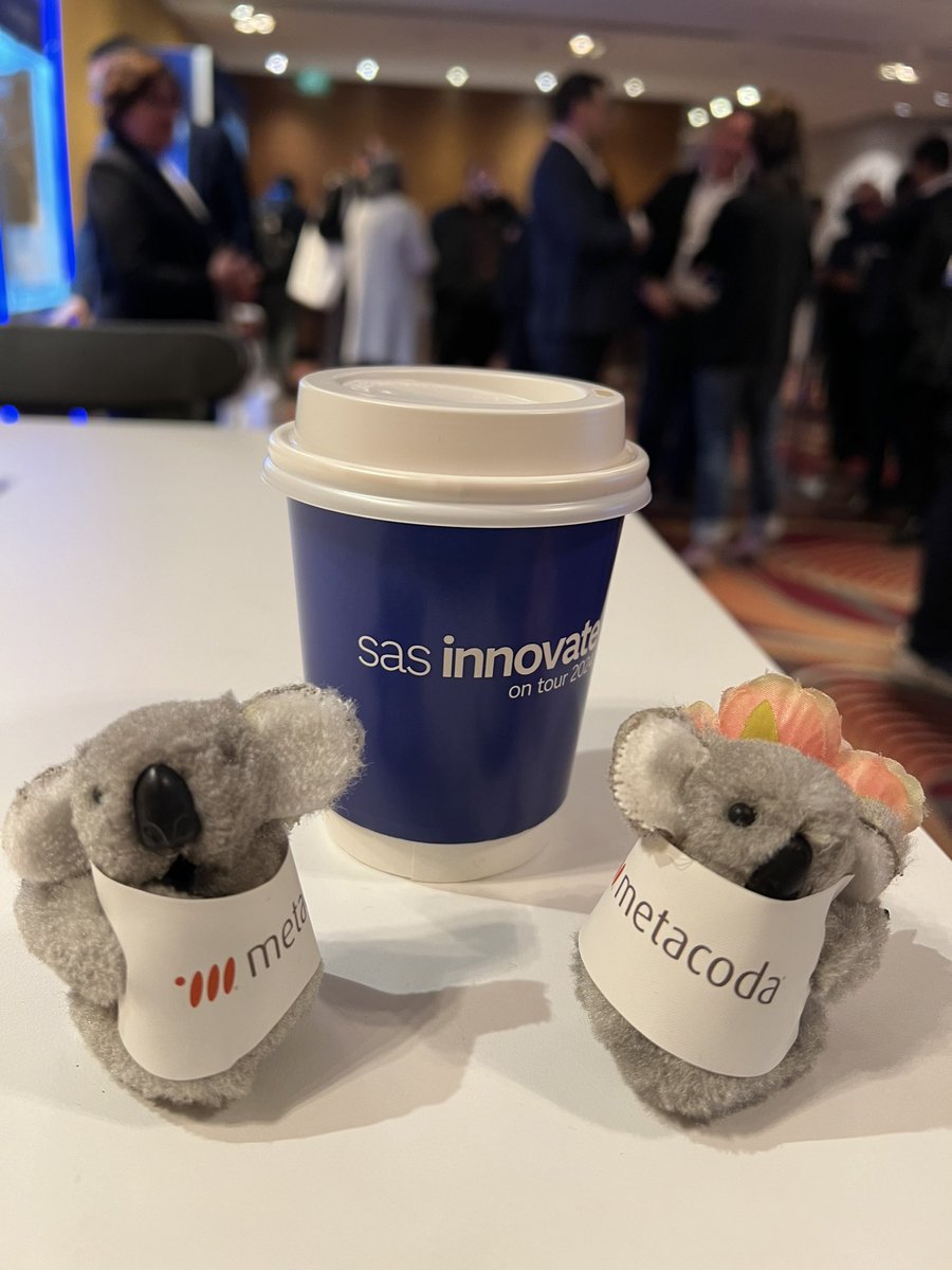 HomesAtMetacoda's tweet image. It’s coffee time at #SASInnovateonTour Sydney. Meeting the @sas_anz community in person again is wonderful!
#SASusers #SASpartners #metacoda #metacodakoala