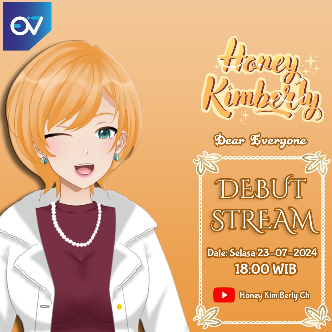 honeykimberly_'s tweet image. Ouh~? Sudah saat nya bersinar seperti bintang di langit malam hari kalian ˗ˏˋ ★ ˎˊ˗ 

I'll see you Lovely Sweet Pea on stream tonight ~ ⋆˙⟡
📅: July 23th, 2024 
🕓: 18:00 WIB (GMT+7)

╰┈➤ youtube.com/@honeykimberly…

#Vtuber #VtuberID #VtuberDebut #EternityVirtual