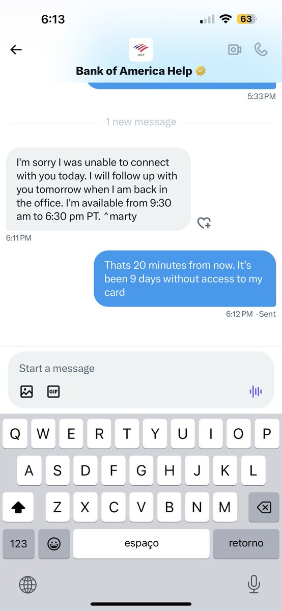 LadyRugger's tweet photo. @BofA_Help @BankofAmerica this is not helpful at all. https://t.co/qgD37ddj1z