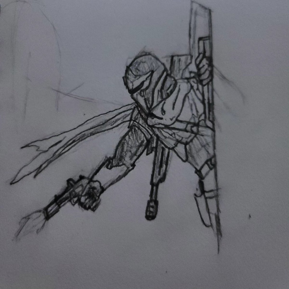 Operator3rrorSC's tweet image. From sketch to Sketchbook Pro on my Note 20 Ultra. Dagyr Colgun, my #StarCitizen character, being extracted after a mission goes sideways. @RobertsSpaceInd #HouseUriel #WraithSquad #Paladonians #fanart #digitalart