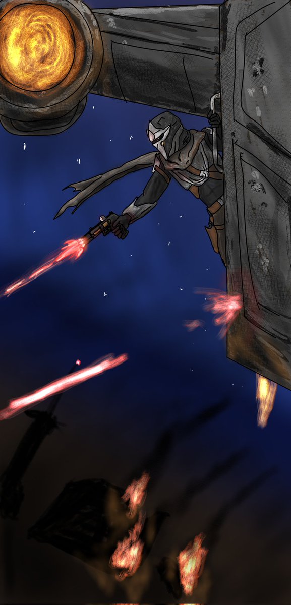 Operator3rrorSC's tweet image. From sketch to Sketchbook Pro on my Note 20 Ultra. Dagyr Colgun, my #StarCitizen character, being extracted after a mission goes sideways. @RobertsSpaceInd #HouseUriel #WraithSquad #Paladonians #fanart #digitalart