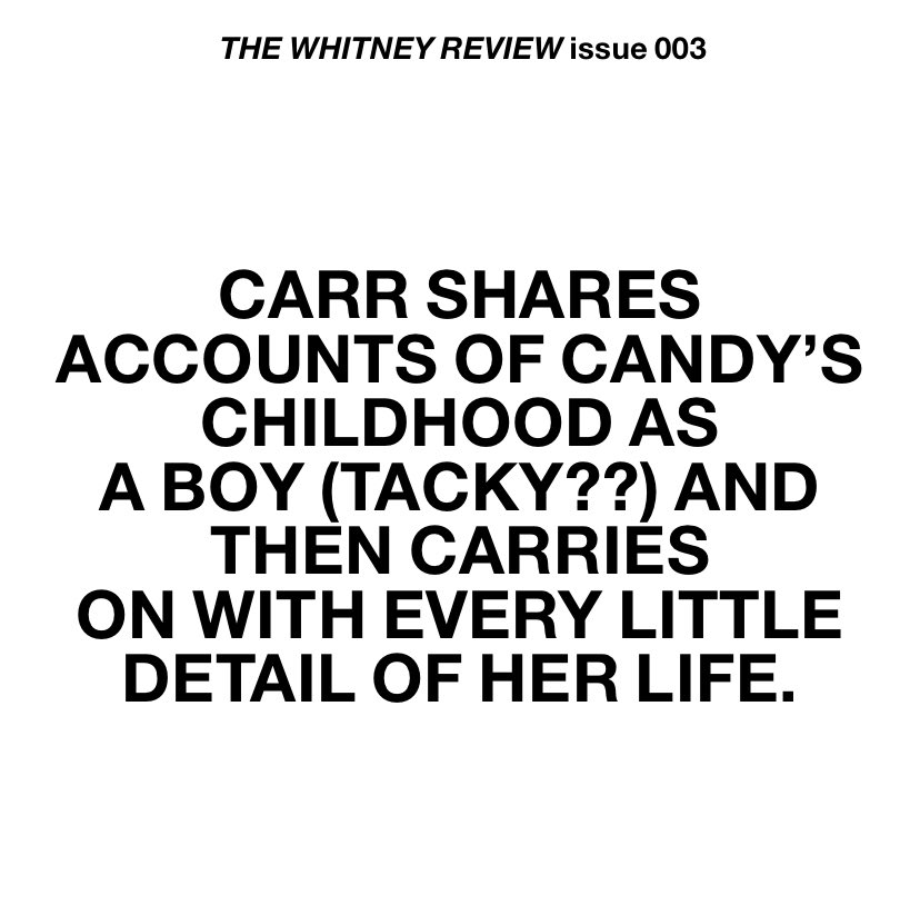 The Whitney Review of New Writing tweet media