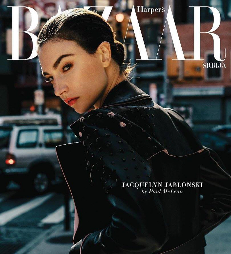 femalemodelsbot's tweet photo. Jacquelyn Jablonski (American model, born in 1991) for Harper’s Bazaar Serbia January 2017 https://t.co/kVq7bq5rFb