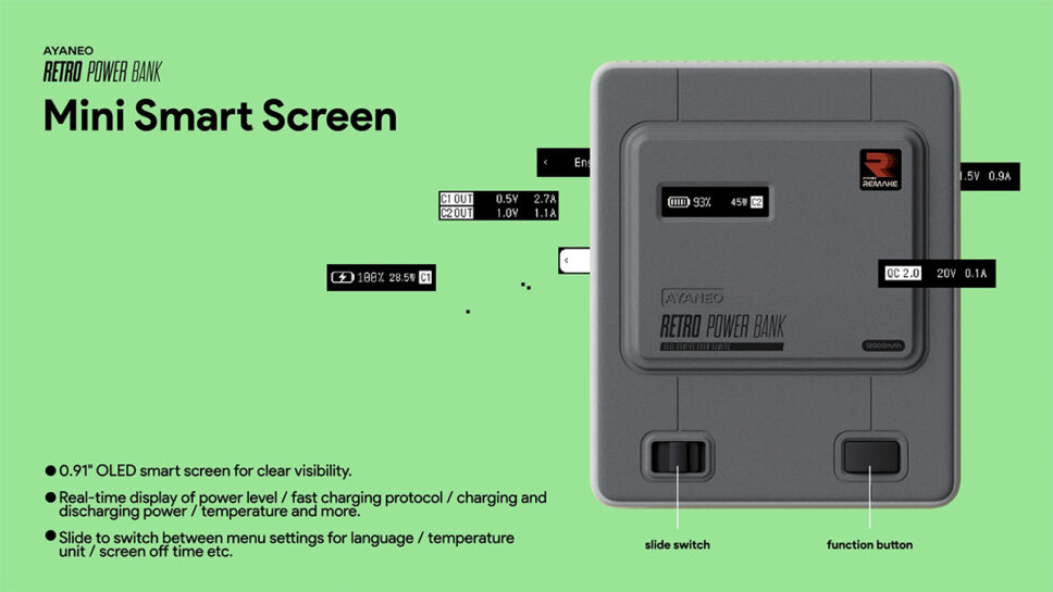 Ayaneo Retro Power Bank com design retrô inspirado no SNES digitaldrops.com.br/2024/07/ayaneo…