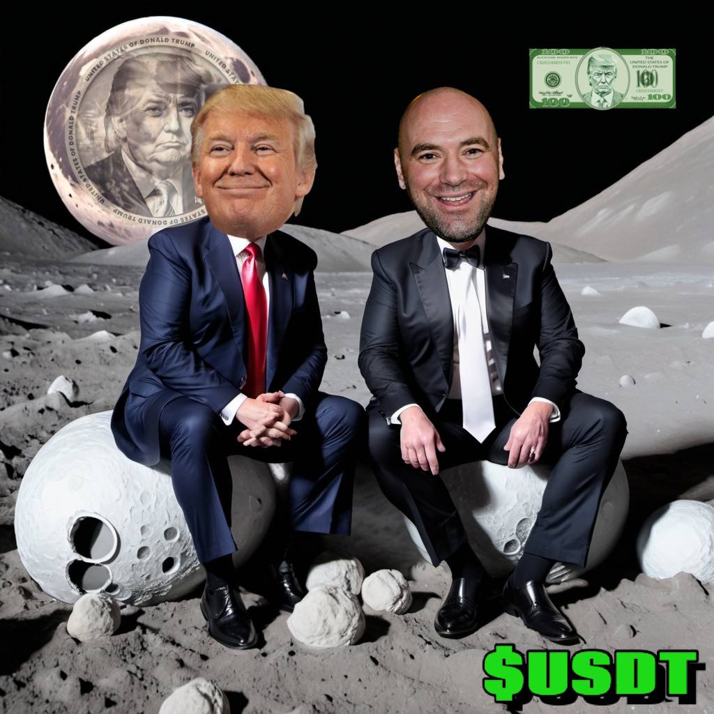 DJK &amp; Dana White, ready to $FIGHT for $USDT and #MAGA #Memecoins