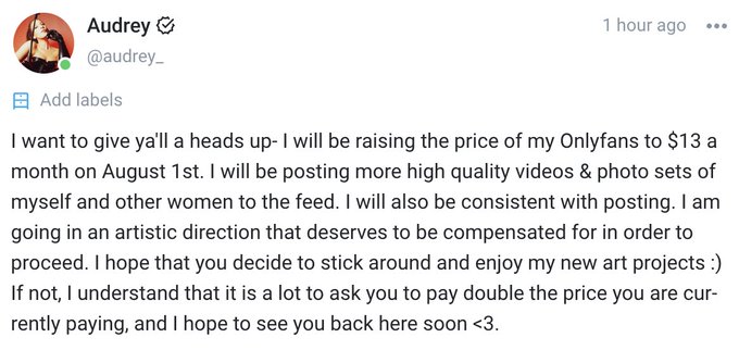 Watch Audrey's leaked NSFW photo on TwXstars