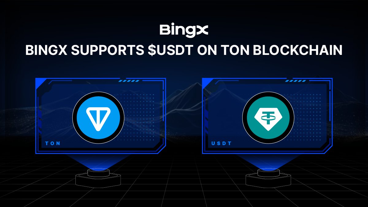 📢 Good Day! BingX Now Supports $USDT <a href="/tether/"></a> Deposit and Withdrawal on TON Blockchain <a href="/ton_blockchain/">TON 💎</a>  

Deposit &amp; Withdrawal Opened!  

👉 Deposit Now: bingx.com/en/assets/rech…