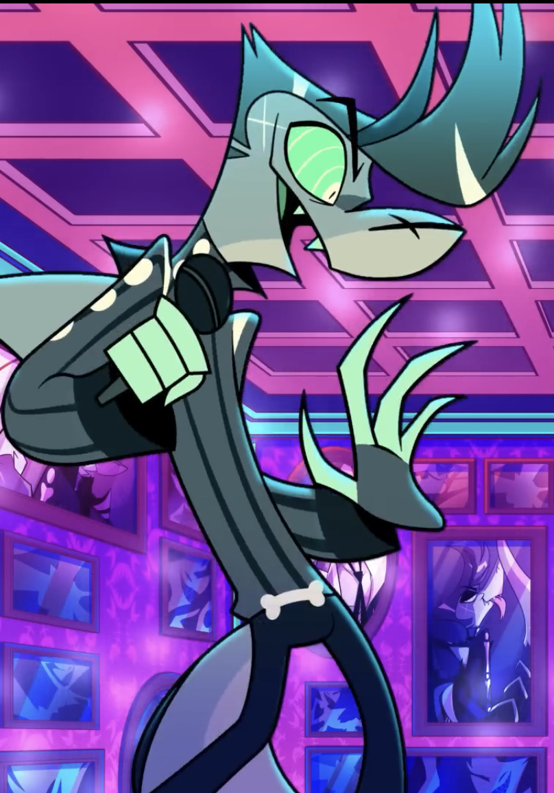 Sheiksy_'s tweet photo. I really *REALLY* love how they drew Chaz's snoot in this scene. Looks rounder and toonier imo. Nothing like a good toony schnozz~ 👀👉👈

#HelluvaBoss #HelluvaBossChaz #ChazHelluvaBoss #Chaz #ChazwickThurman #ChazThurman #Chazposting https://t.co/XZssHWrvDD