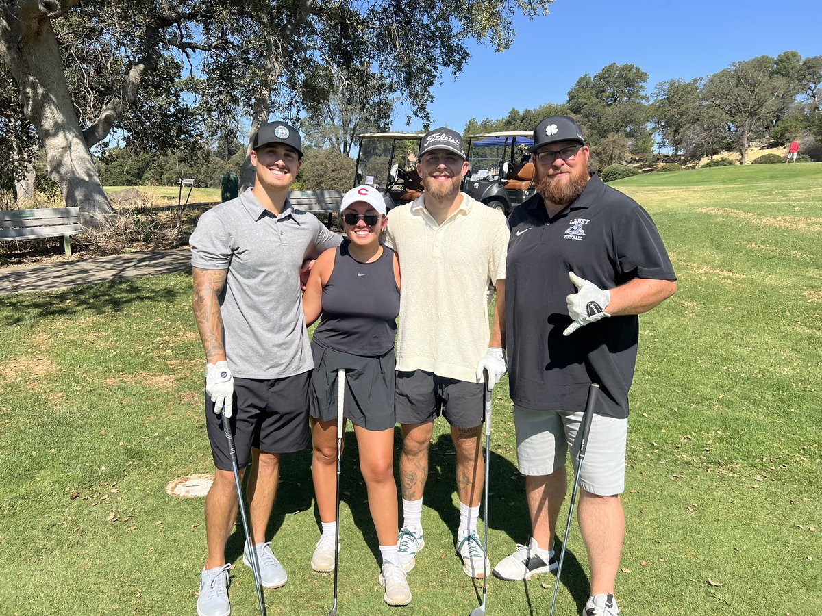 Great day at the <a href="/ChicoHighSports/">Chico High School Athletics</a> Golf Tournament! Always awesome catching up with <a href="/CoachTD15/">Tanner Donaldson</a> <a href="/CallMeCoach_B/">David Brannon</a> 🏌🏻