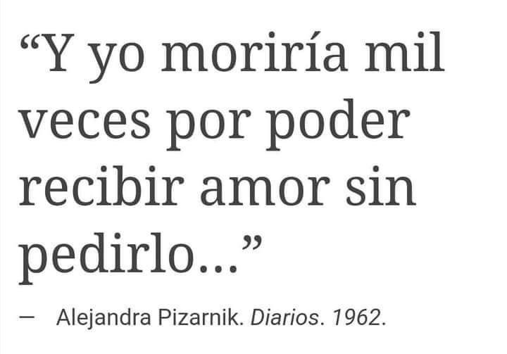 Cementedelibros's tweet image. Recibir amor sin pedirlo 🥺
Pizarnik
#cementeriodelibros