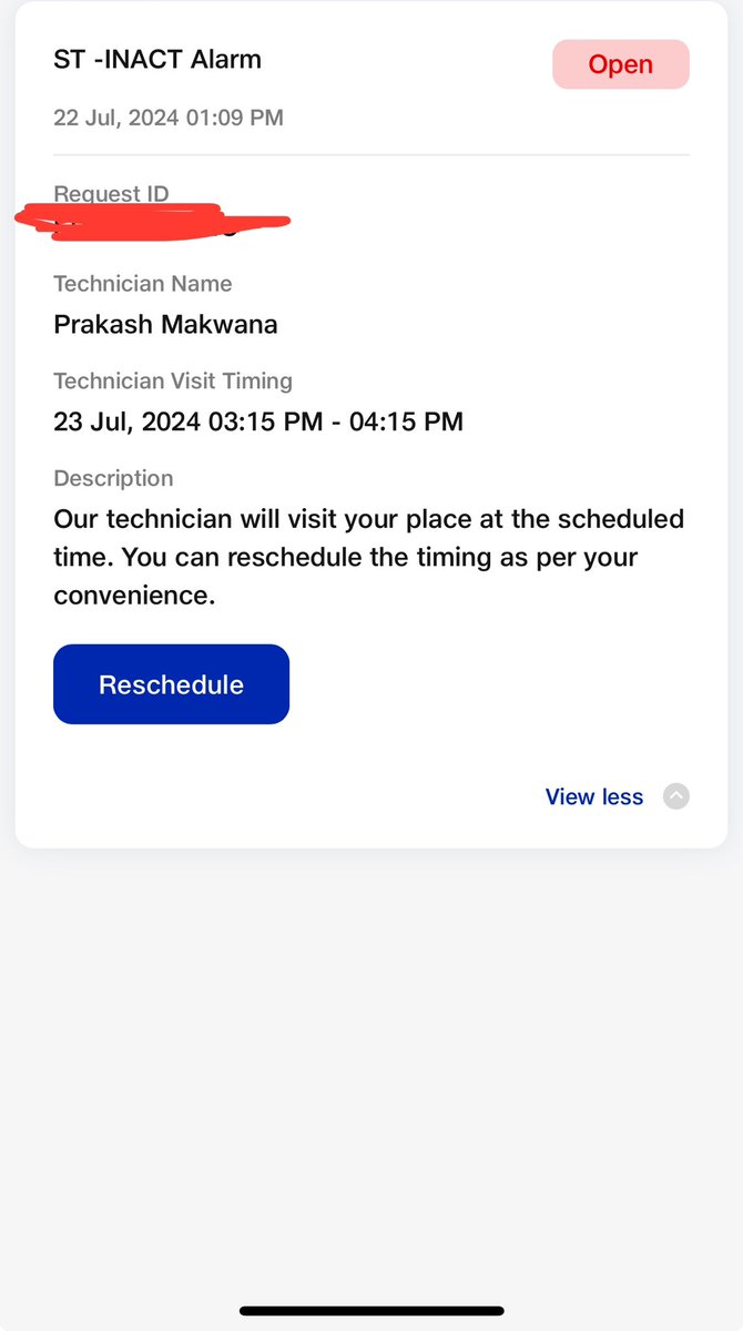 urvishal73's tweet photo. @JioCare pathetic service! Within 3 days of installation, the internet gone. On complaining yesterday, I get message that service person will arrive during 4-5 pm. He doesn’t arrive and then his visit is rescheduled for today during 3.15-4.15! There is no communication at all! https://t.co/kY0lIrHekU